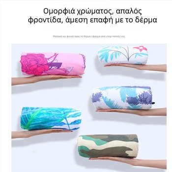 Πετσέτα μπάνιου με κουκούλα για ενήλικες από μικροϊνες, εκτύπωση μεταφοράς, γρήγορο στέγνωμα, προστασία από τον ήλιο, 570 g, 150D