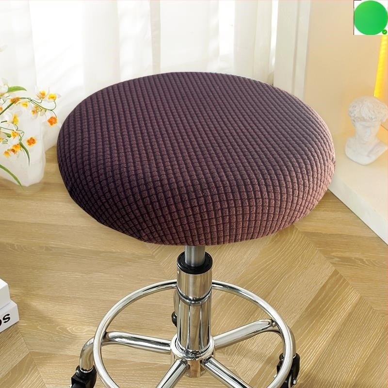 Κυκλικό κάλυμμα σκαμπό – προστατευτικό ελαστικό κάλυμμα καθίσματος για καρέκλα ομορφιάς; Υλικό: PVC; Μάρκα: PTHRED; Λειτουργία: αντοχή σε υψηλές θερμοκρασίες; Στυλ: Nordic; Υφή: μονόχρωμο
