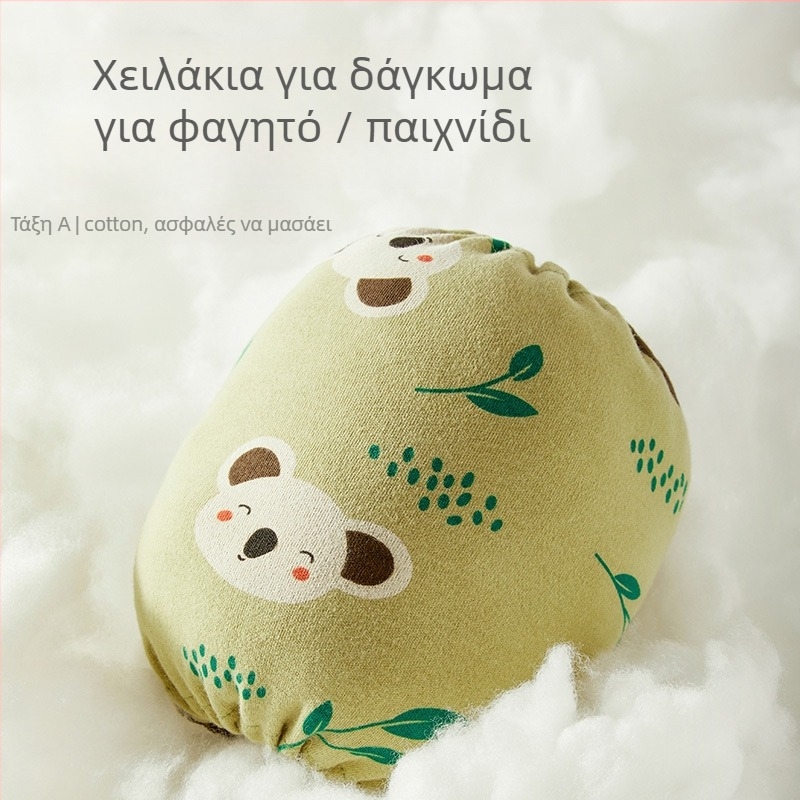 Μανίκια χεριών για βρέφη από 100% βαμβάκι — Αντιβρωμιά, ανάγλυφο σχέδιο καρτούν, Unisex, 0–8 ετών