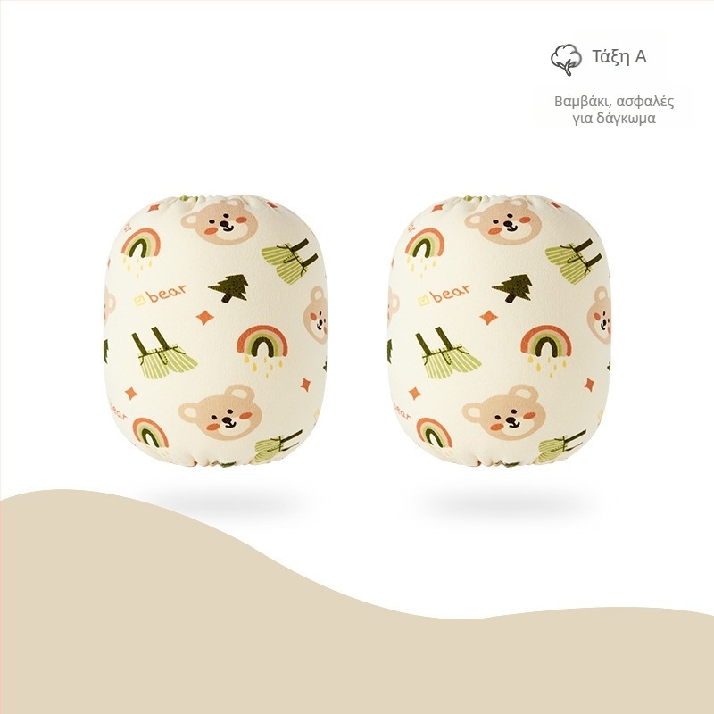 Μανίκια χεριών για βρέφη από 100% βαμβάκι — Αντιβρωμιά, ανάγλυφο σχέδιο καρτούν, Unisex, 0–8 ετών