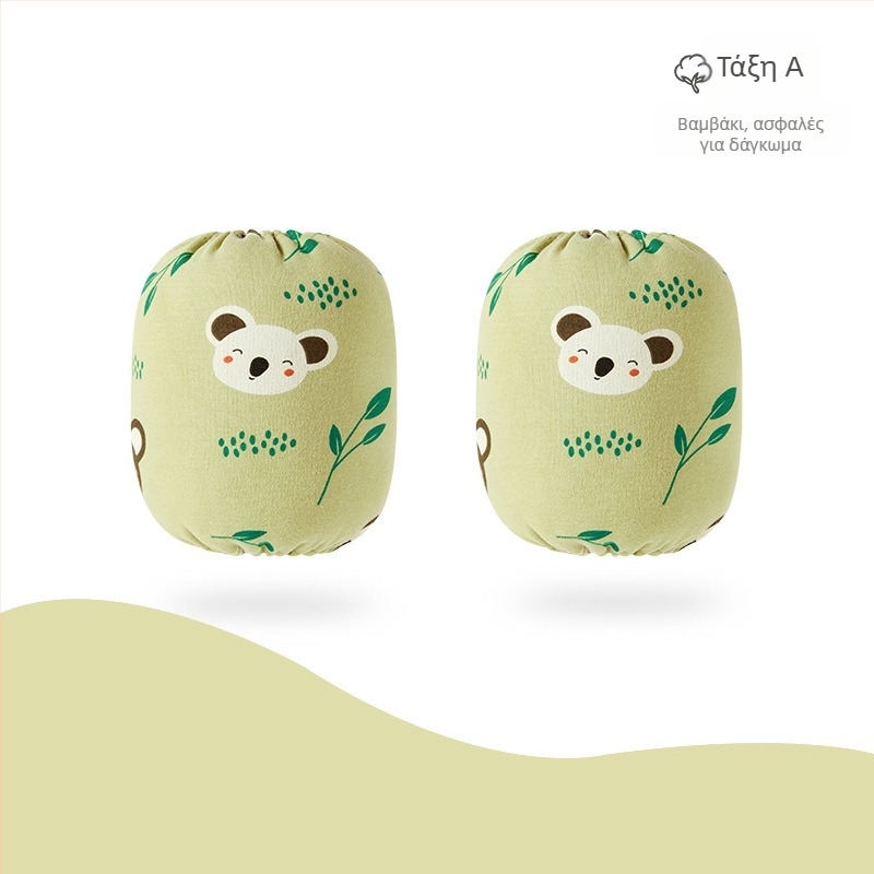 Μανίκια χεριών για βρέφη από 100% βαμβάκι — Αντιβρωμιά, ανάγλυφο σχέδιο καρτούν, Unisex, 0–8 ετών