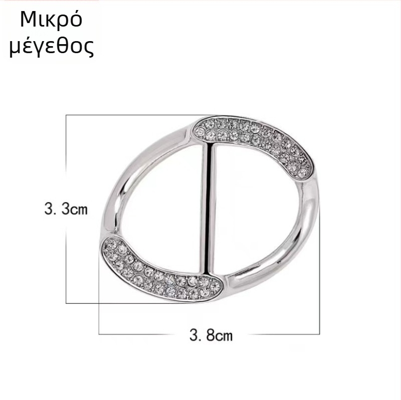 Αγκράφα ρούχων από κράμα, κορεατικού στυλ γωνιακή αγκράφα με στριφογύριστες ράβδους, λεπτομέρεια τετράφυλλου τριφυλλιού με μαργαριτάρι, Straw Man, ηλεκτροπλατίωση, δυνατότητα προσαρμογής