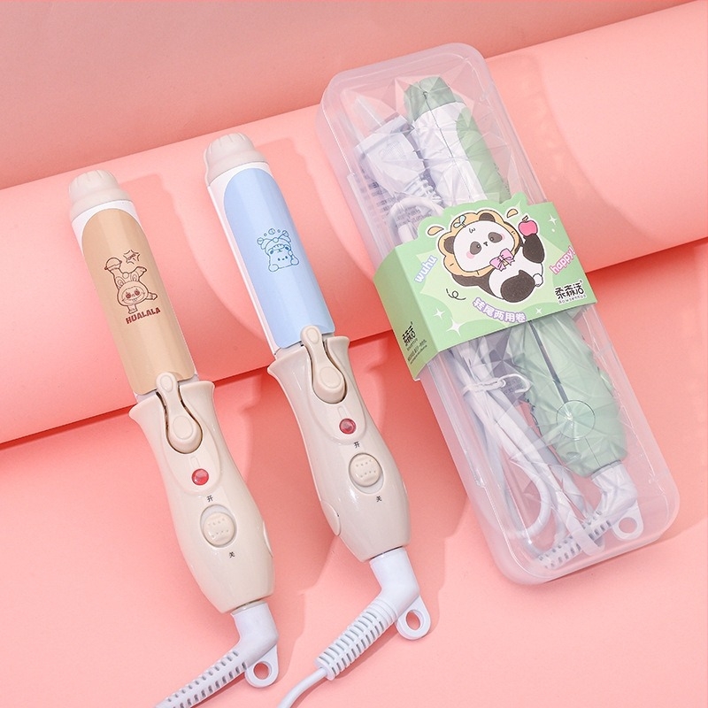 Συσκευή μαλλιών δύο σε ένα για μπούκλες και ίσιωμα με τουρμαλινώδη κεραμική θέρμανση, 25W, 220V, κατάλληλη για υγρά και στεγνά μαλλιά, γρήγορο στυλ 1–2 λεπτά