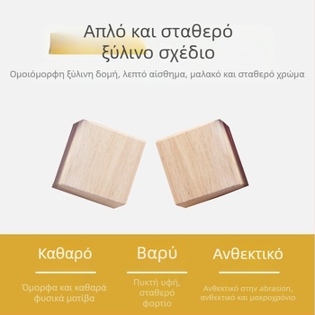 Ξύλινη κρεμάστρα παντελονιών με κλιπς, μοντέρνο μινιμαλιστικό στυλ, σετ 2 τεμάχια, διαθεσιμότητα προσαρμογής, εκτύπωση λογότυπου