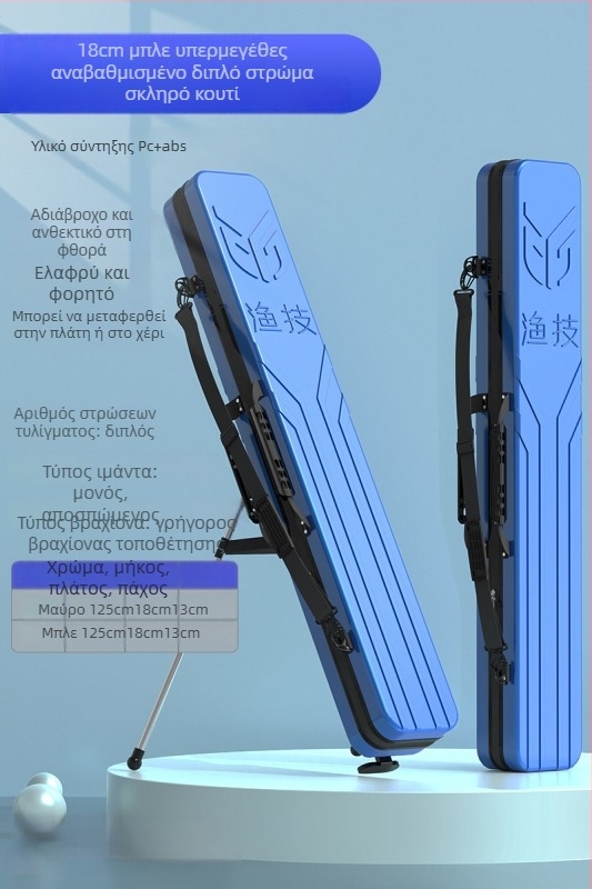 Τσάντα ψαρέματος από τη Fishing skills – αδιάβροχη τσάντα αποθήκευσης και τοποθέτησης καλαμιού