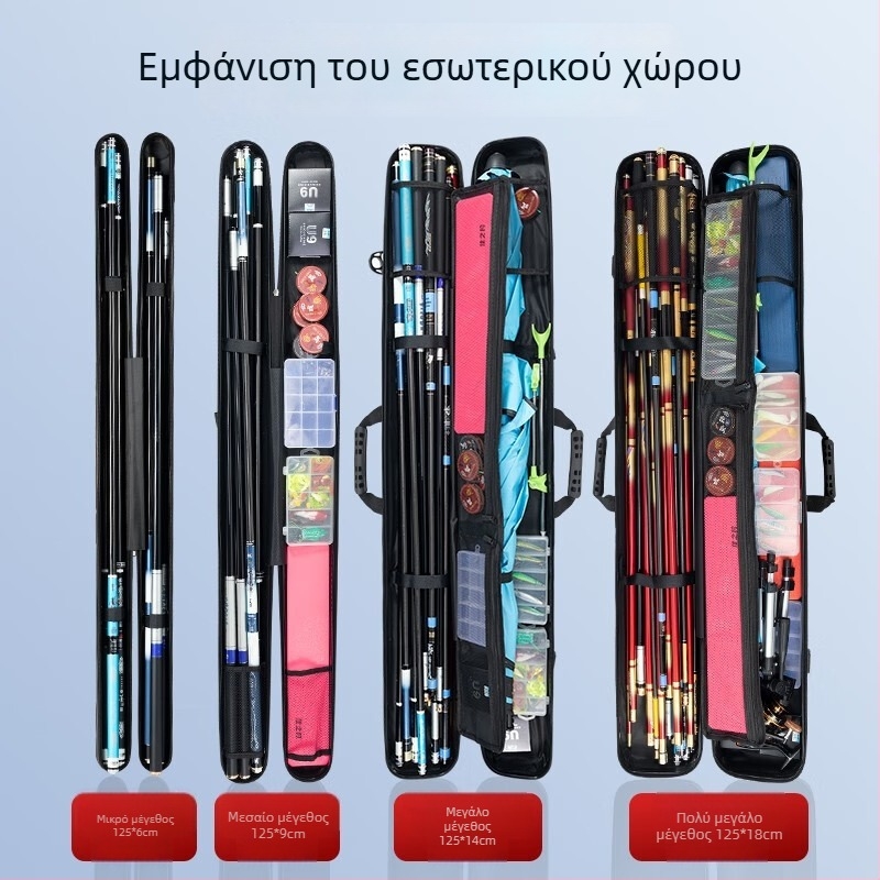 Τσάντα ψαρέματος από τη Fishing skills – αδιάβροχη τσάντα αποθήκευσης και τοποθέτησης καλαμιού