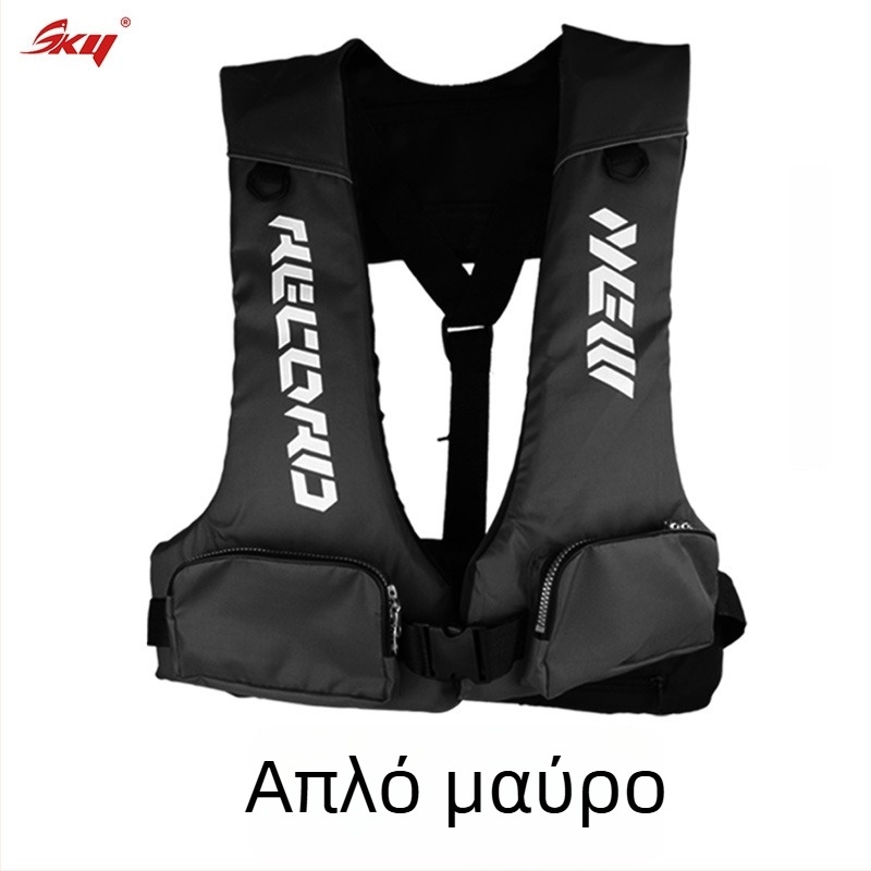 Σωσίδιο ενηλίκων με μεγάλη πλευστότητα, κατάλληλο για θαλάσσιο ψάρεμα και σερφ, ύφασμα Oxford, 6 τσέπες με καπάκια, προδιαγραφή 60