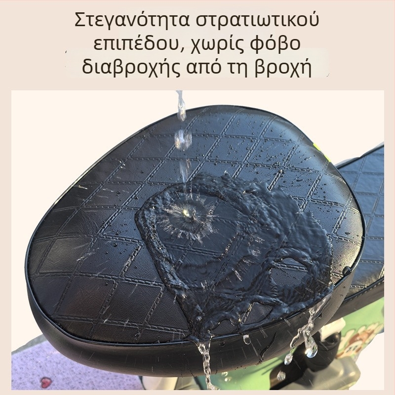 Κάλυμμα καθίσματος ηλεκτρικού αυτοκινήτου από PU δέρμα, για όλες τις εποχές, εξουσιοδοτημένη ιδιωτική μάρκα