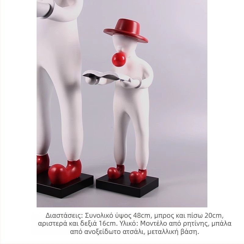 Καθήμενο γλυπτό από ρητίνη: αγόρι που κρατά μπαλόνια και φουσκώνει φυσαλίδες, απλό και μοντέρνο στυλ; Υλικό: ρητίνη + ανοξείδωτος χάλυβας; Τέχνη: Άλλο; Δώρο: Προσωπικό δώρο