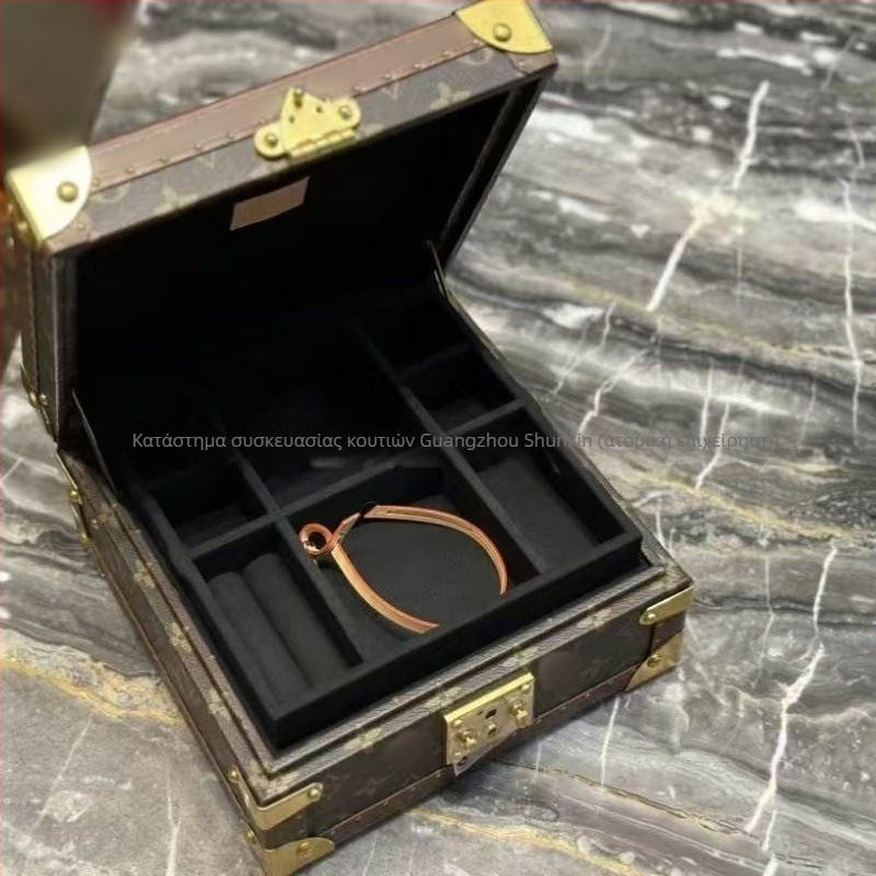 Κουτί ρολογιών με πρεσβυοπία, πολυλειτουργικό κουτί κοσμημάτων, υψηλής ποιότητας σκληρή θήκη, κουτί της οικογένειας L — Υλικό: φλοιώδες; Μοντέλο: Κουτί; Τύπος συσκευασίας: Κουτί συσκευασίας; Χρήση: συσκευασία κοσμημάτων