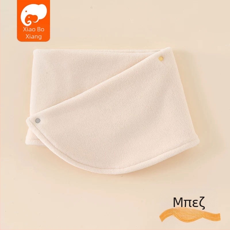 Παιδικό φουλάρι από πολάρ φλις, στυλ ιαπωνικό-κορεατικό γλυκό, μονόχρωμο, ζεστό για φθινόπωρο και χειμώνα