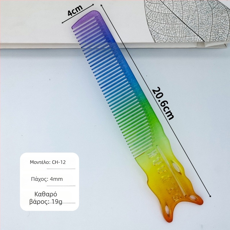 Χτένα κομμωτικής με μυτερή ουρά, πλαστική, για γενική χρήση