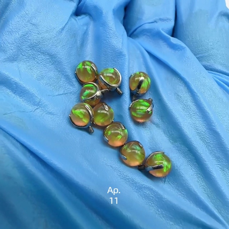 Lip nails για οστά του αυτιού από κράμα τιτάνιο – Γυαλισμένα, Γεωμετρικό στυλ, Unisex