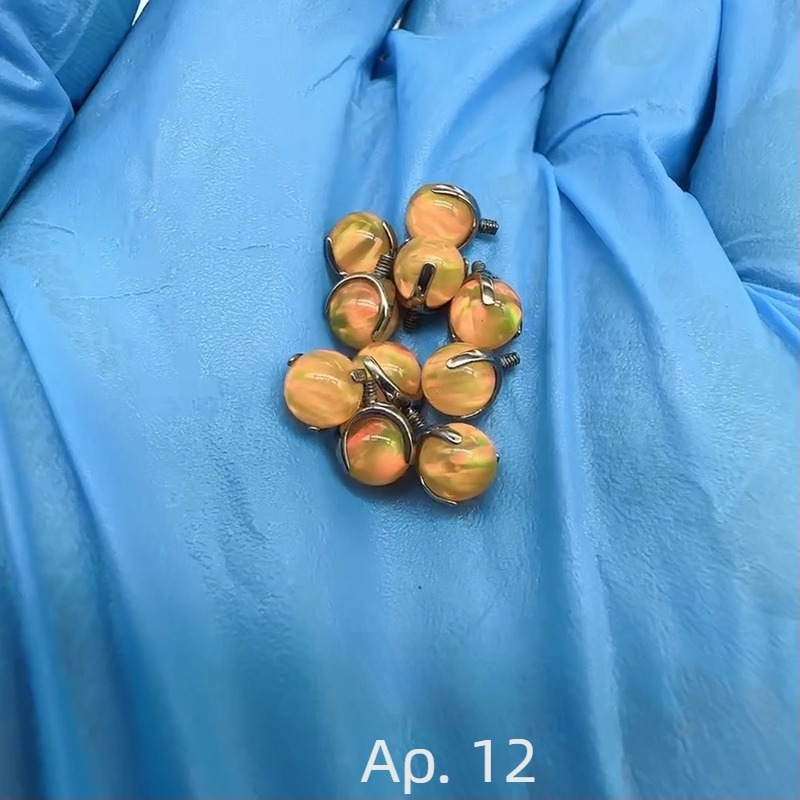 Lip nails για οστά του αυτιού από κράμα τιτάνιο – Γυαλισμένα, Γεωμετρικό στυλ, Unisex