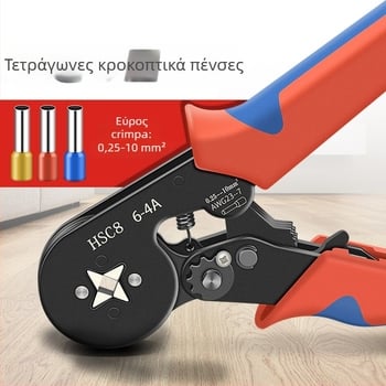 Jingyue Electric Πένσες Συμπίεσης για Σωληνοειδή Ακροδέκτες — ειδική συμπίεση για σωληνοειδείς ακροδέκτες; Υλικό: Χάλυβας κράματος νικελίου-χρωμίου; Βάρος: 0,378