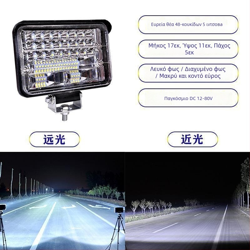 LED προβολέας φορτηγού 12–24V с φωτισμό κατά της ομίχλης, Μοντέλο 1, Συμβατό με 1 μοντέλο — Tianzhiba