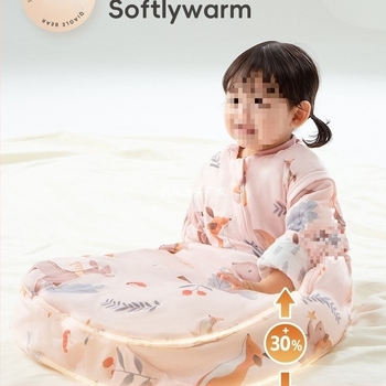 Βρεφικός υπνόσακος για φθινοπωρινό–χειμερινό, παχύτερος, ύφασμα από καθαρό βαμβάκι με γέμιση κασμίρ