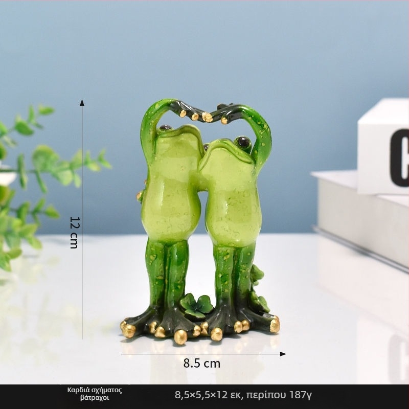Φιγούρα βατραχάκι γιόγκα - διακοσμητικό από ρητίνη για υπνοδωμάτιο/γραφείο/σαλόνι, δώρο γενεθλίων σε συμμαθητή, κατασκευασμένο με έγχυση, χωρίς παραμετροποίηση