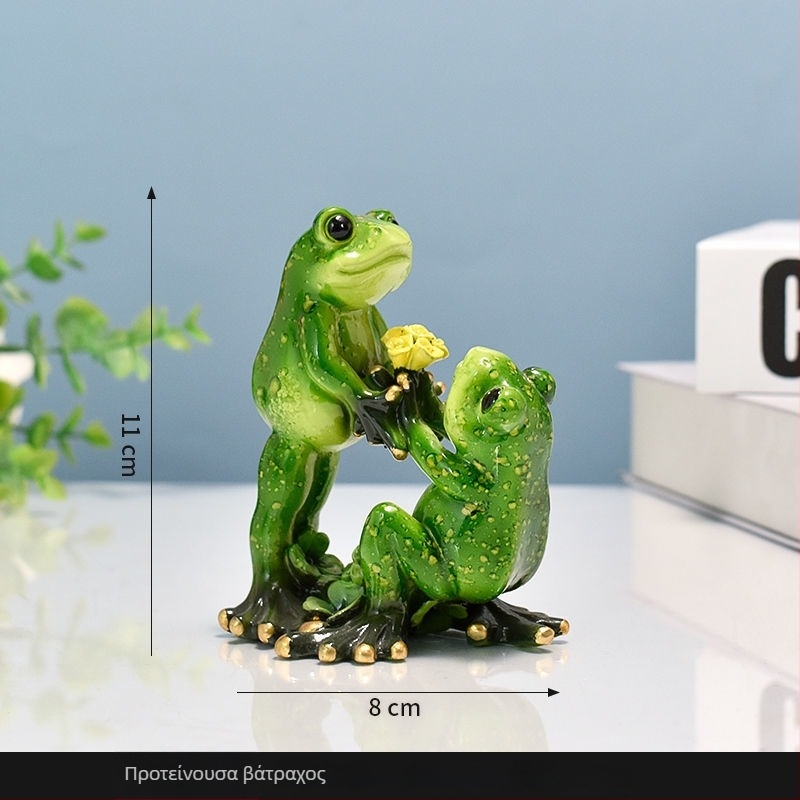 Φιγούρα βατραχάκι γιόγκα - διακοσμητικό από ρητίνη για υπνοδωμάτιο/γραφείο/σαλόνι, δώρο γενεθλίων σε συμμαθητή, κατασκευασμένο με έγχυση, χωρίς παραμετροποίηση