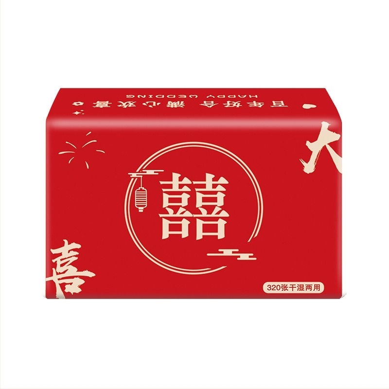 Στολίδια τελετών με μοτίβο γράμματος σε κουτί δώρου, μάρκα Yuezi, για την Κινέζικη Ημέρα των Ερωτευμένων