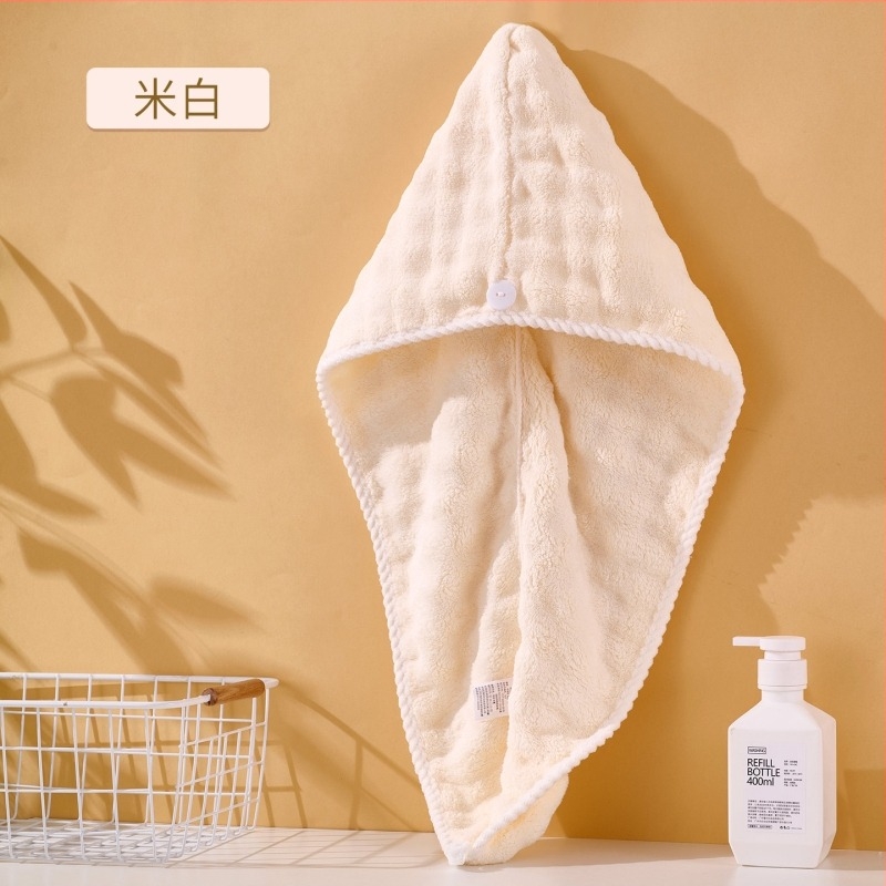 Σκούφος στεγνώματος μαλλιών για παιδιά, διπλού στρώματος, παχύτερος, υψηλή απορροφητικότητα, γρήγορο στέγνωμα