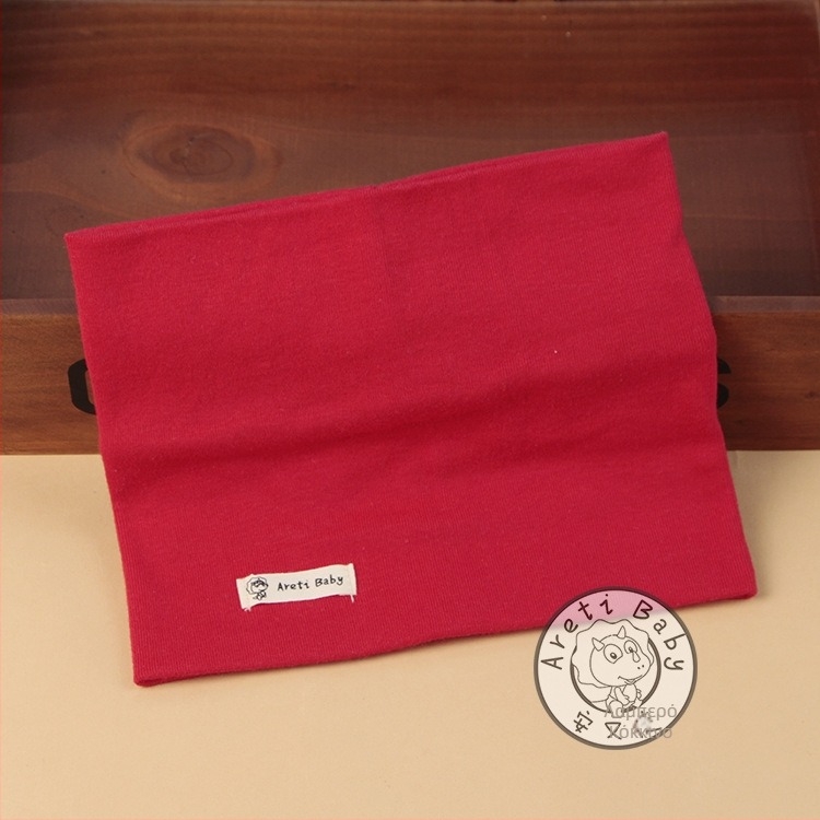 Παιδικός βαμβακερός κασκόλ — ζεστός, μονόχρωμος, πλεκτός, για παιδιά