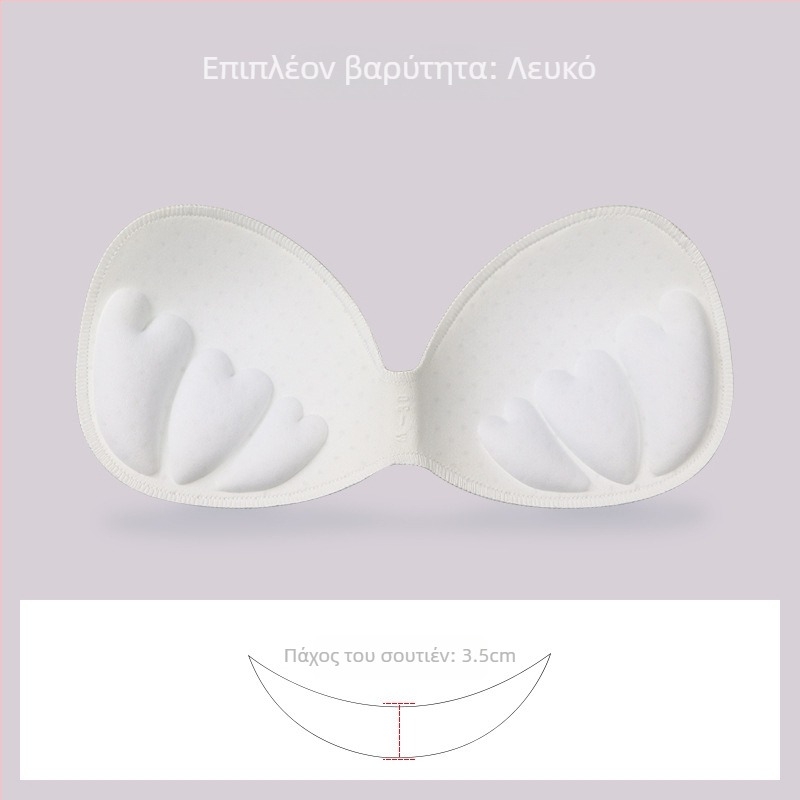 Ενιαία επένδυση στήθους από σφουγγάρι για αθλητικό σουτιέν — χωρίς ραφές, παχύτερη, διαπνέουσα, τονίζει το ντεκολτέ