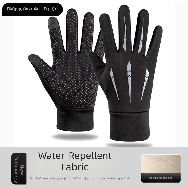 Γάντια ποδηλασίας - unisex, ενήλικοι, υλικό: μεταξωτό με φλοράλ σχέδιο, μοντέλο 69850, άνοιξη