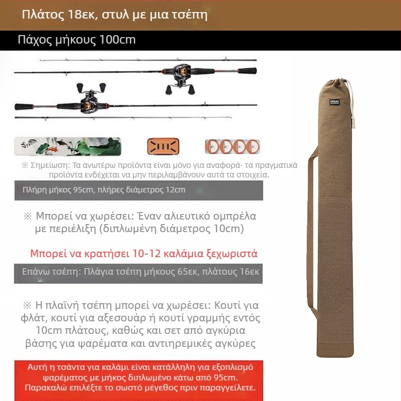 Τσάντα για καλάμια ψαρέματος – Μάρκα: Άλλος; Υλικό: PVC; Αδιάβροχο: Όχι.