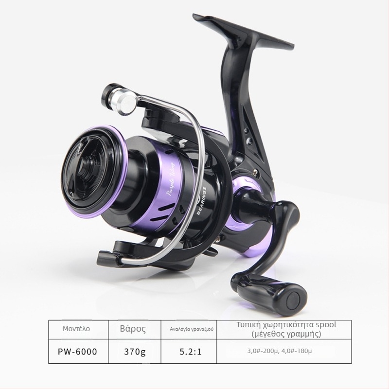 Spinning fishing reel Mundus μοντέλο 500 για μακρινές ρίψεις