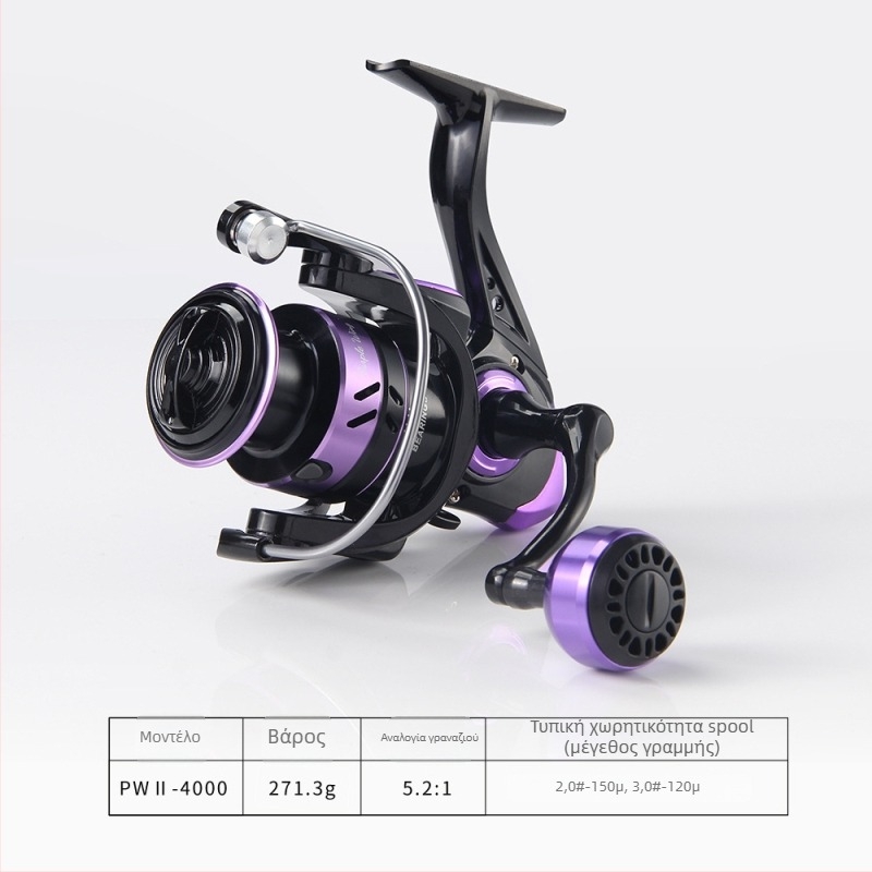 Spinning fishing reel Mundus μοντέλο 500 για μακρινές ρίψεις