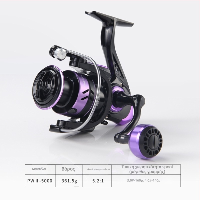 Spinning fishing reel Mundus μοντέλο 500 για μακρινές ρίψεις