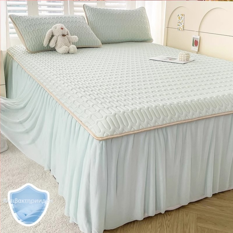 Σετ 3 τεμαχίων λατέξ δροσιστικό στρωματάκι κρεβατιού (φυσικό λατέξ; περιεκτικότητα λατεξ 90%+; υφαντό με εκτύπωση; καθολικό στυλ; χωρίς παραμετροποίηση)