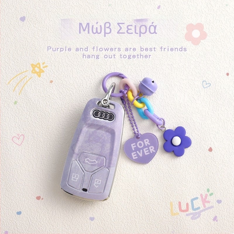 Θήκη κλειδιού Audi TPU, συμβατή με A6L/A4L/Q5L/A3/Q3/A7L/Q2L/Q7/A5, προσαρμοστική, υψηλής ποιότητας