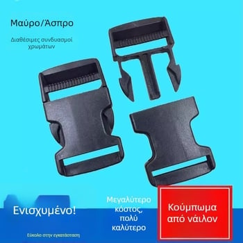 Πλαστικό κούμπωμα snap για σακίδια και τσάντες — ρυθμιζόμενο, αστικός μινιμαλισμός, αξεσουάρ αποσκευών (Μάρκα: Friendly, Υλικό: Πλαστικό, Άνοιξη 2025)