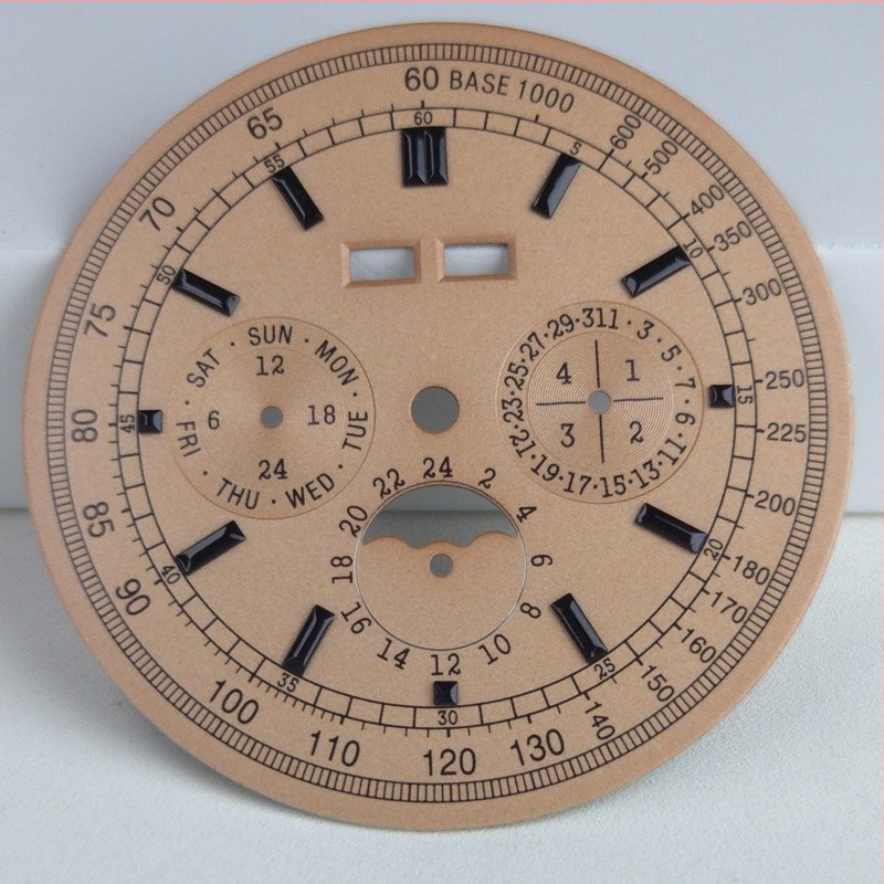 Αξεσουάρ ρολογιού μετατροπής με perpetual calendar, φάση φεγγαριού και έξι δείκτες για πολυλειτουργική χρονομέτρηση επιχειρηματικών ρολογιών