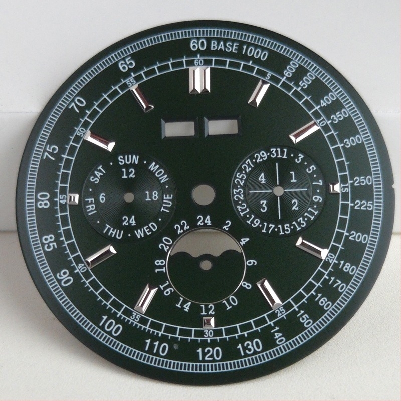 Αξεσουάρ ρολογιού μετατροπής με perpetual calendar, φάση φεγγαριού και έξι δείκτες για πολυλειτουργική χρονομέτρηση επιχειρηματικών ρολογιών