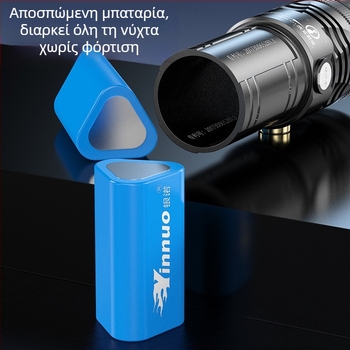 Yinnuo επαναφορτιζόμενος LED λαμπτήρας νυχτερινού ψαρέματος