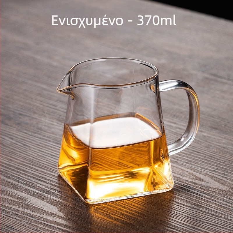 Σετ τσαγιού από θερμοανθεκτικό παχύ γυαλί με ενσωματωμένο φίλτρο για τσάι και φίλτρο έγχυσης