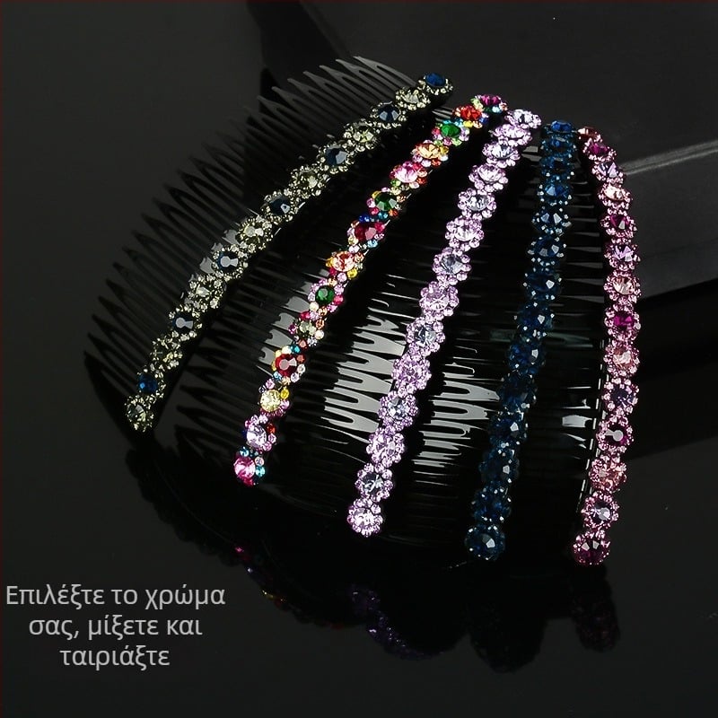 Φιμπά μαλλιών με κρύσταλλα διαμαντιού για παιδιά, κορεάτικό/ιαπωνικό στυλ – Άνοιξη 2021