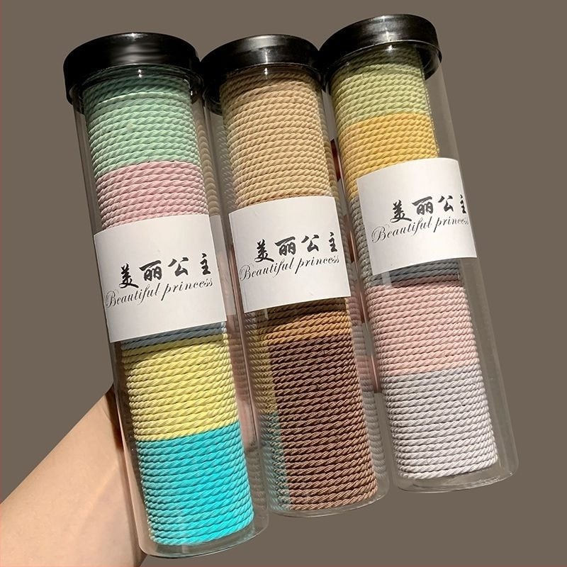 Λαστιχάκι μαλλιών για παιδιά, μη γλιστρά, υψηλή ελαστικότητα και ανθεκτικό, αξεσουάρ στερέωσης μαλλιών με μοτίβο φυτών και λουλουδιών, καουτσούκ υλικό, Άνοιξη 2025