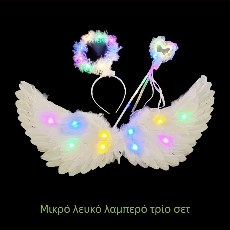 Φωτογραφικός rekvizit: αγγελικά φτερά από φτέρωμα, χειροποίητα, για μακιγιάζ και ρούχα (Υλικό: φτέρωμα; Κατασκευή: χειροποίητο; Τύπος: αγγελικά φτερά; Κατηγορία: μακιγιάζ/ρούχα)