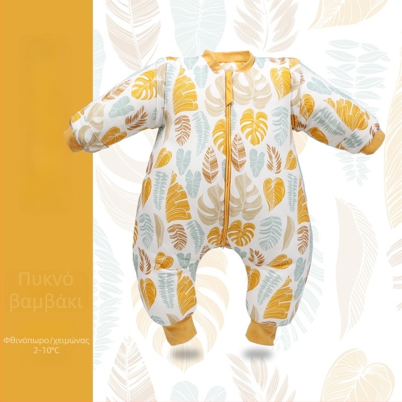 Υπνόσακος για παιδιά με σχέδιο κινούμένων σχεδίων, βαμβακερό ύφασμα και επένδυση από βαμβάκι, πολυεστερική γέμιση, αποσπώμενα μανίκια, χρήση για τέσσερις εποχές.