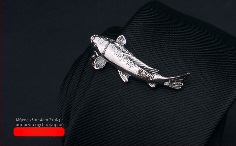 Ανδρικό κλιπ γραβάτας με σχέδιο λουλουδιού για το γιακά, προσαρμοσμένη επεξεργασία, ατομικά συσκευασμένο