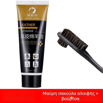 Σετ γυαλιστικού δερμάτινων υποδημάτων – στερεό γυαλιστικό, λάδι συντήρησης και σετ βούρτσες καθαρισμού