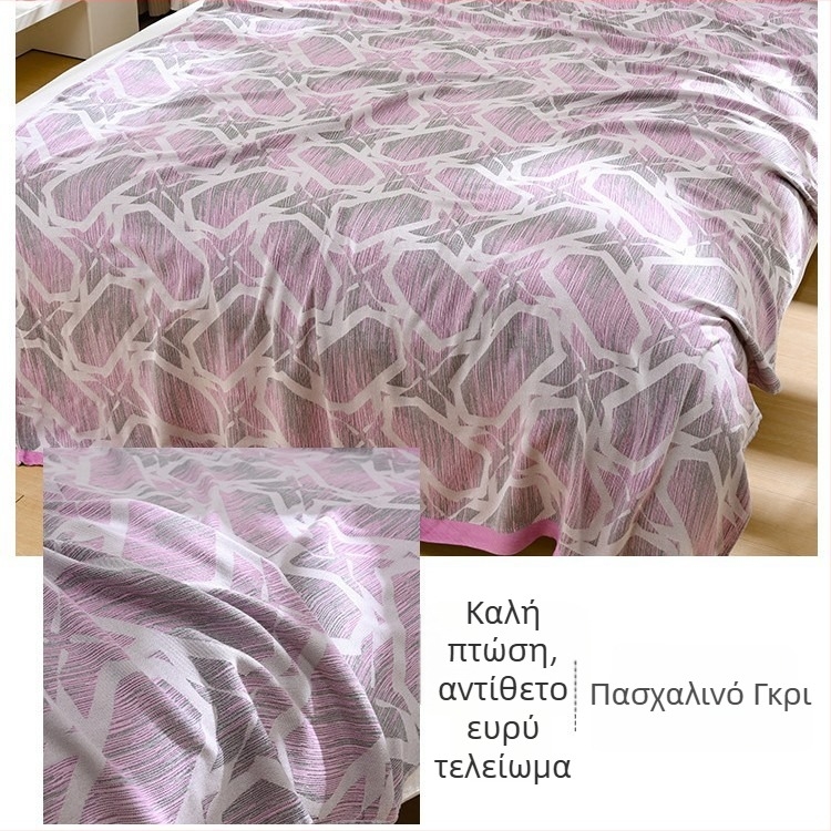 Κουβέρτα από ίνες μπαμπού – Δροσερή αίσθηση Ice Silk, Για όλες τις εποχές, Σχέδιο με λουλούδια, Μοντέρνο μινιμαλιστικό στυλ, Βάρος 800-999 γρ