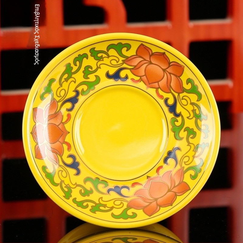 Πιάτο φρούτων για τον Βούδα, διακοσμητικό πιάτο με μεταξωτό λουλούδι, στυλ γενικού σκοπού, επιφάνειας: Άλλο, δώρο γενεθλίων