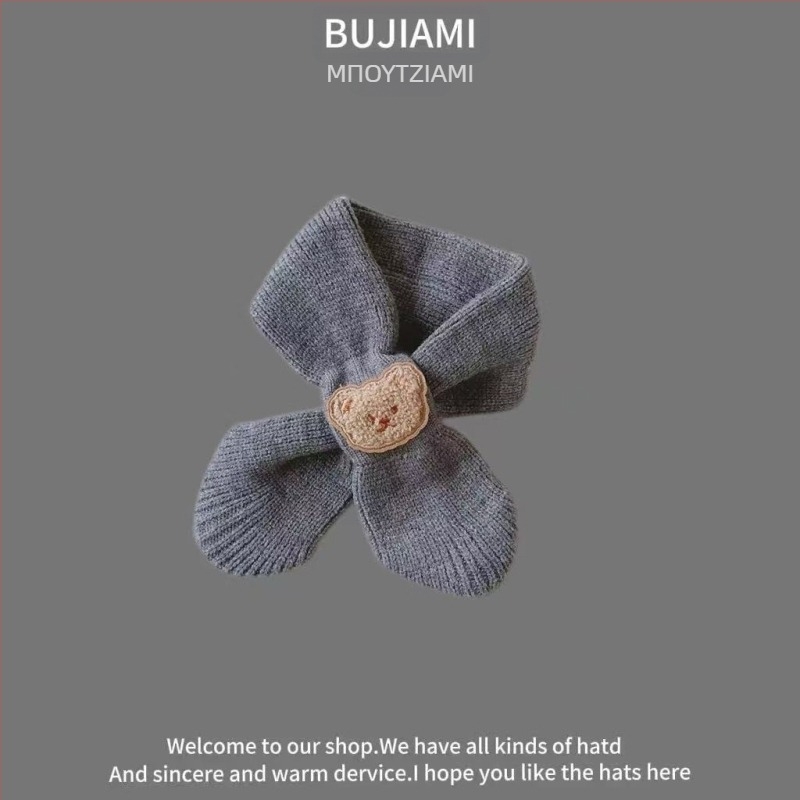 Κασκόλ από μαλλί, unisex για χειμώνα, με μοτίβο χρωματικών τετραγών, τελειώματα tie-dye — Bajia Rice