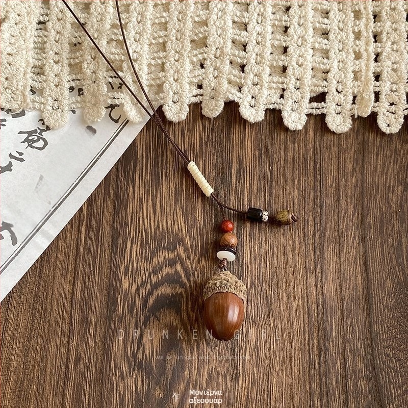 Μακριά γυναικεία κολιέ με γεωμετρικό μενταγιόν, κορεατικό στυλ, κράμα ψευδάργύρου, άνοιξη 2025