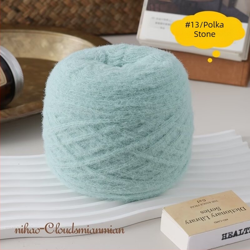 Dadi νήμα για χειροποίητο πλέξιμο - συνθετικές ίνες, σπειροειδώς στριμμένο νήμα